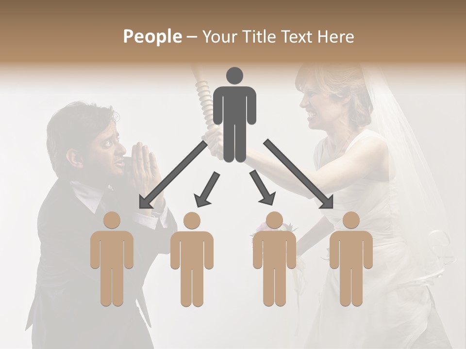 Bouquet Flower Scream PowerPoint Template