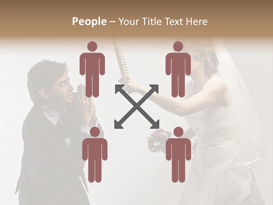 Bouquet Flower Scream PowerPoint Template