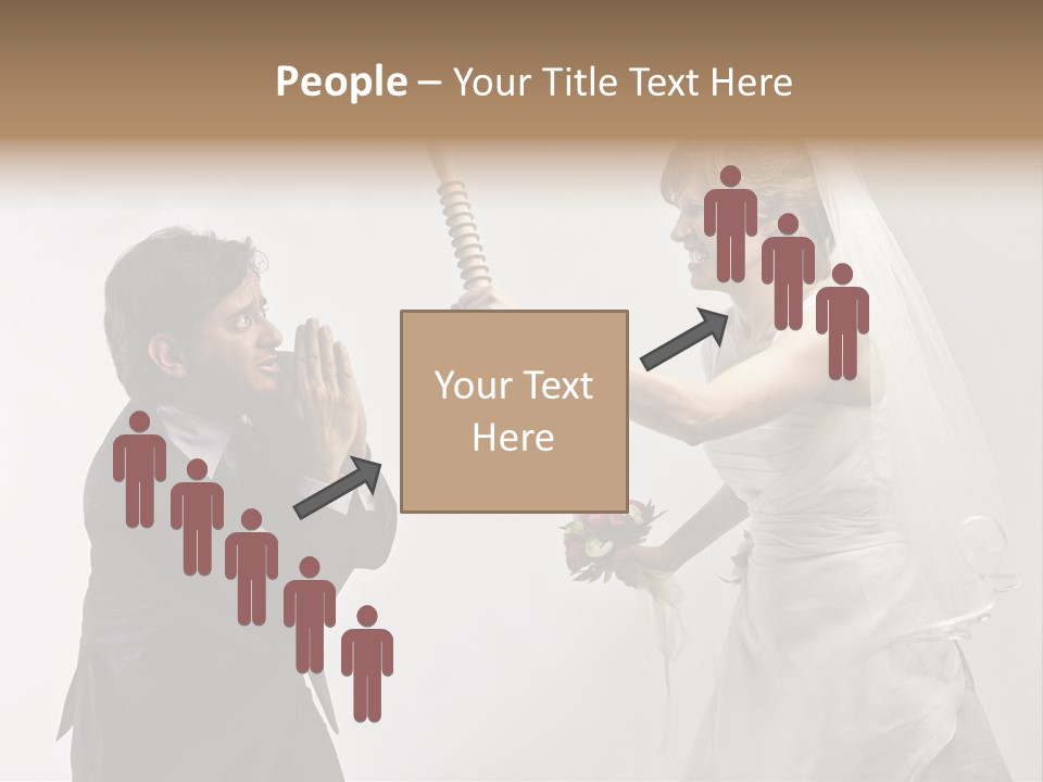 Bouquet Flower Scream PowerPoint Template