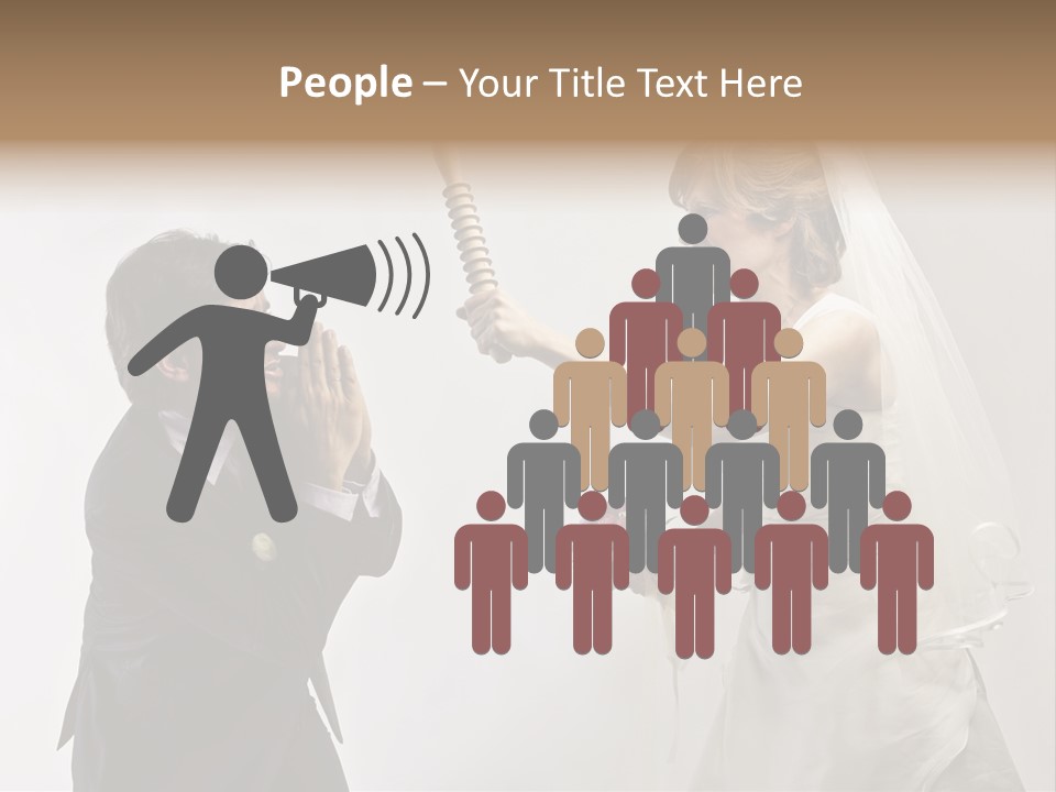 Bouquet Flower Scream PowerPoint Template