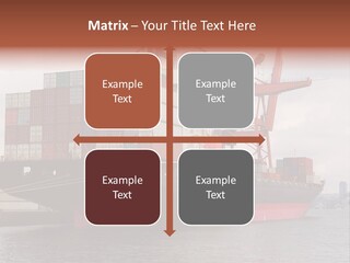 Carrier International Port PowerPoint Template