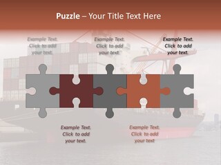 Carrier International Port PowerPoint Template