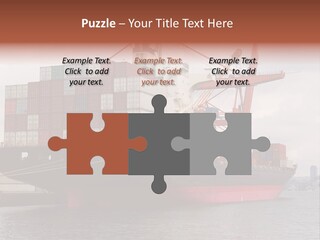 Carrier International Port PowerPoint Template