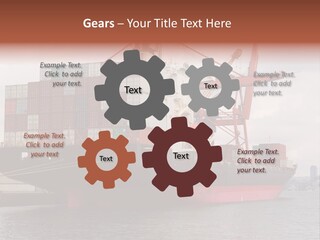 Carrier International Port PowerPoint Template