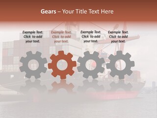 Carrier International Port PowerPoint Template