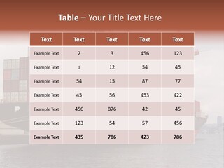Carrier International Port PowerPoint Template
