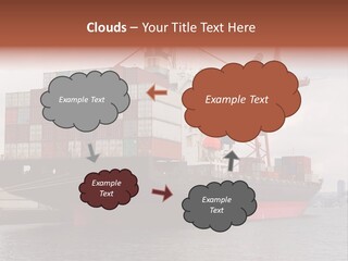 Carrier International Port PowerPoint Template