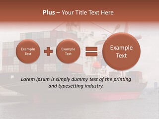 Carrier International Port PowerPoint Template