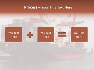 Carrier International Port PowerPoint Template