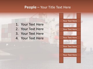 Carrier International Port PowerPoint Template
