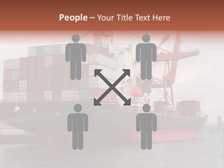 Carrier International Port PowerPoint Template