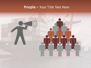 Carrier International Port PowerPoint Template