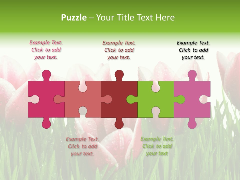 Water Raindrop Drop PowerPoint Template