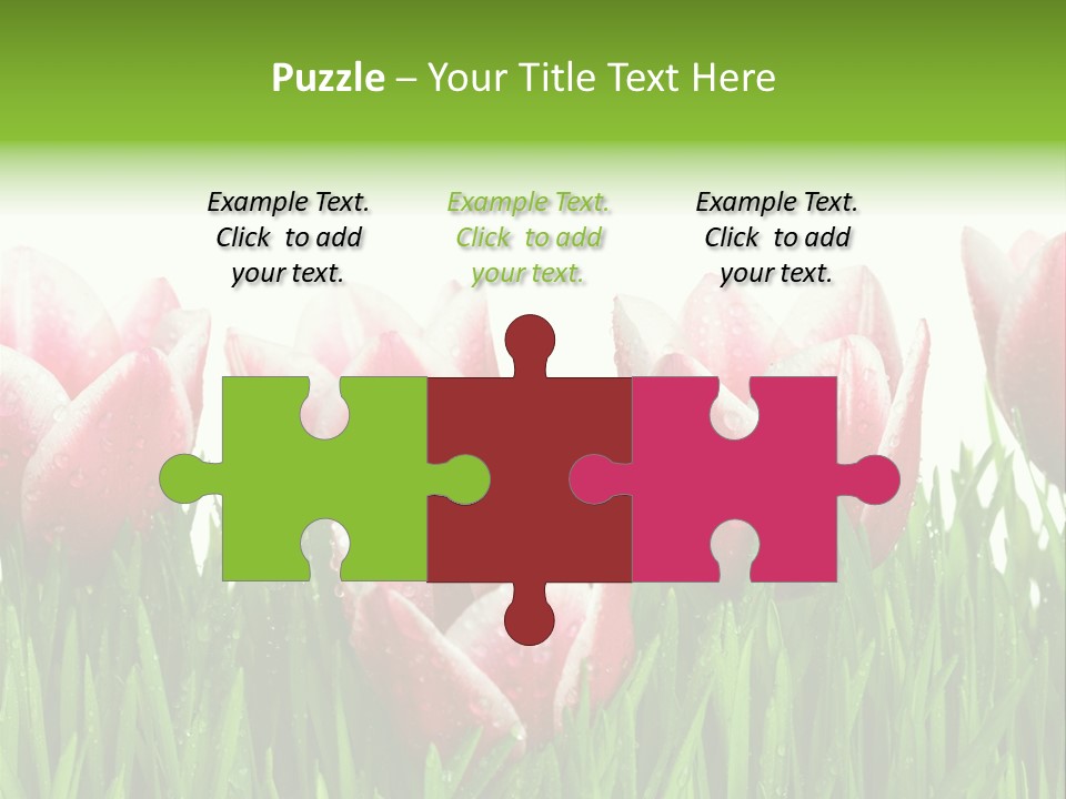 Water Raindrop Drop PowerPoint Template