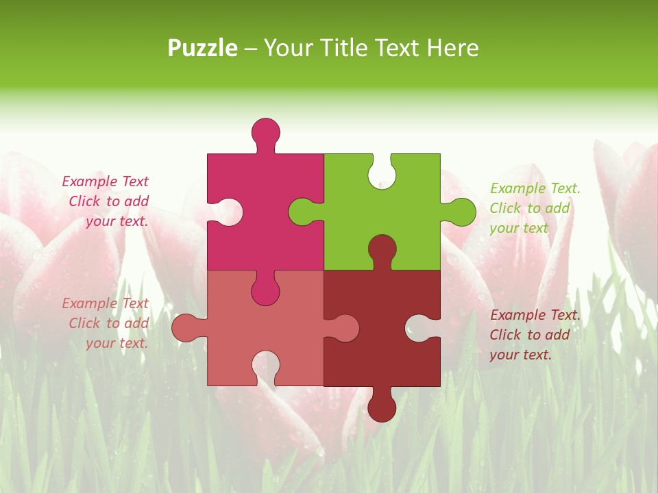 Water Raindrop Drop PowerPoint Template