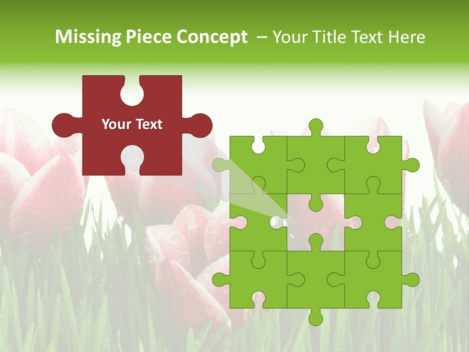 Water Raindrop Drop PowerPoint Template