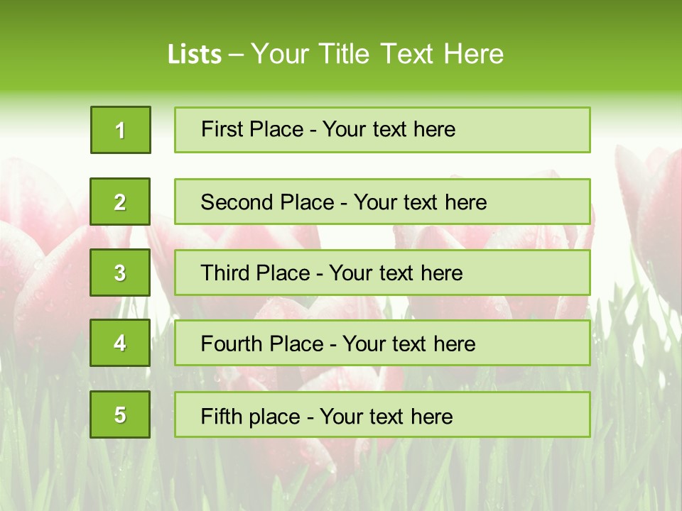 Water Raindrop Drop PowerPoint Template