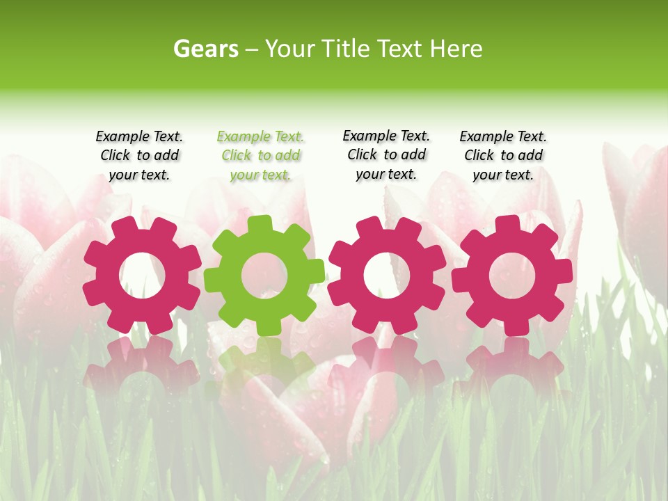 Water Raindrop Drop PowerPoint Template