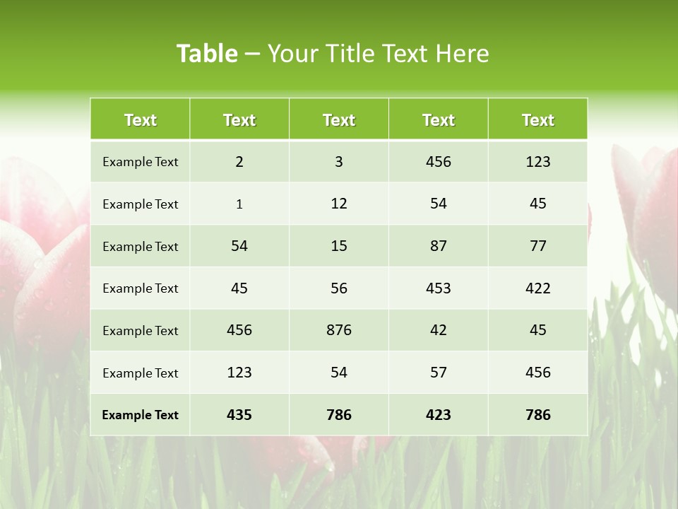 Water Raindrop Drop PowerPoint Template