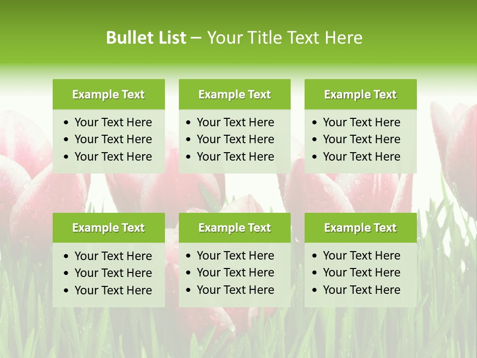 Water Raindrop Drop PowerPoint Template