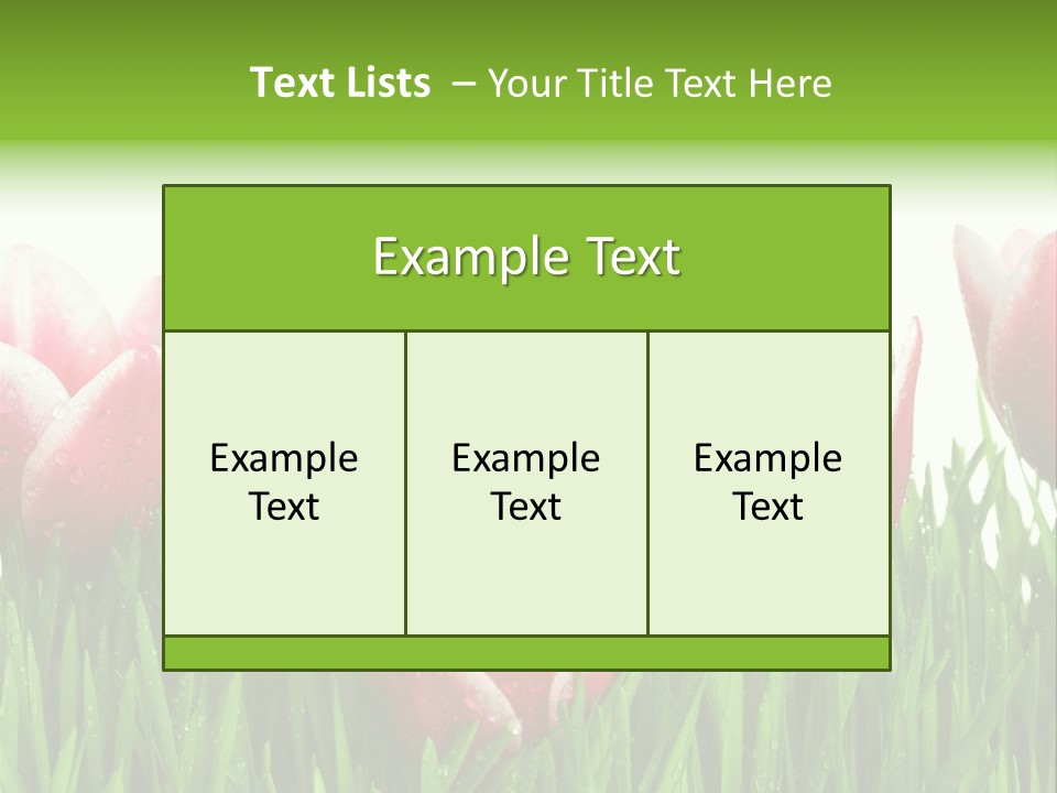 Water Raindrop Drop PowerPoint Template