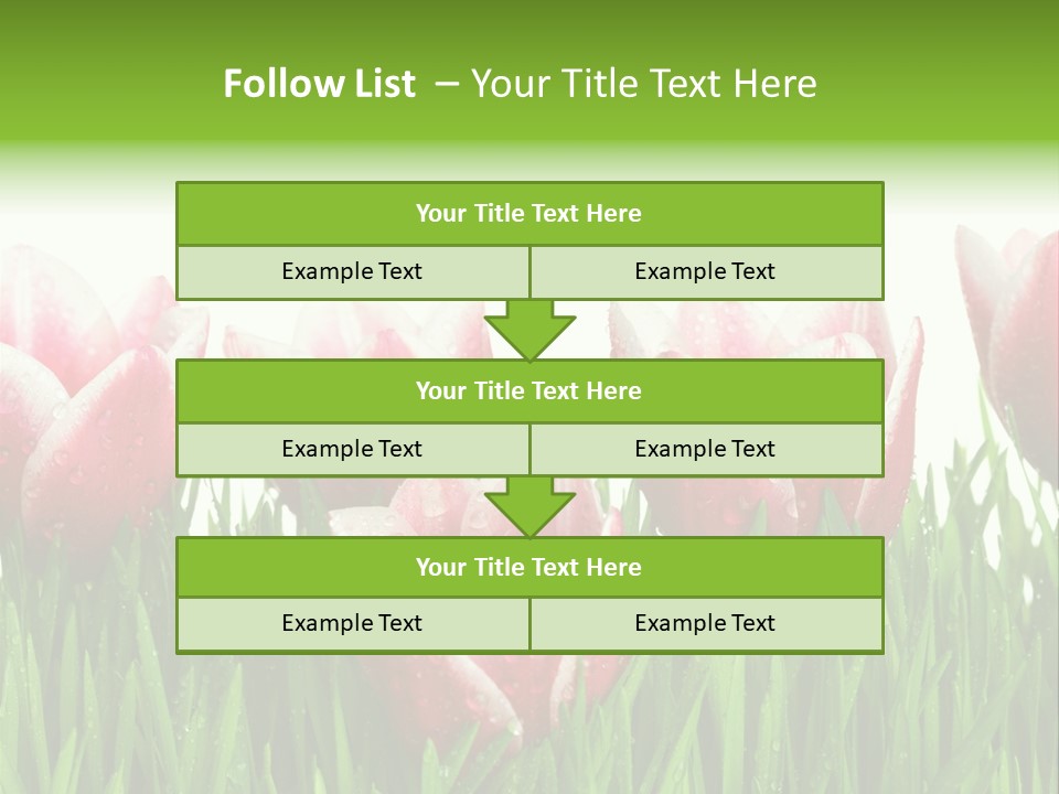 Water Raindrop Drop PowerPoint Template