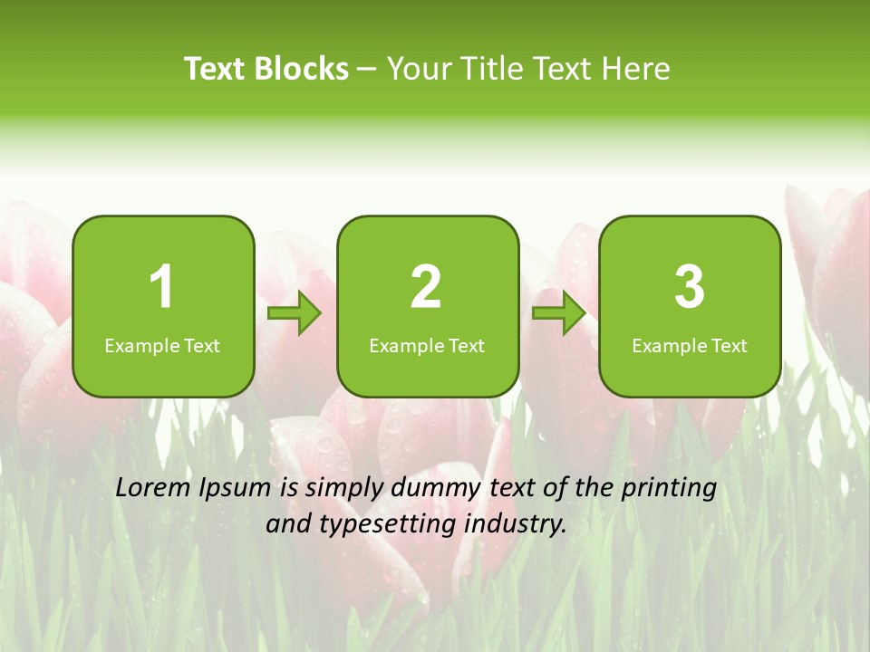 Water Raindrop Drop PowerPoint Template