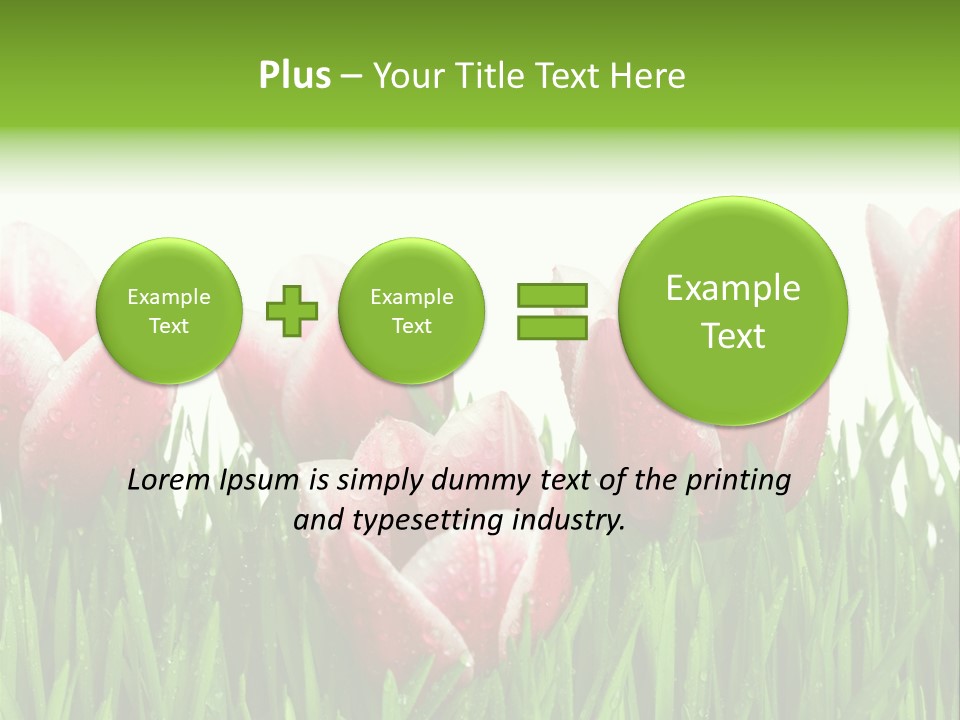 Water Raindrop Drop PowerPoint Template