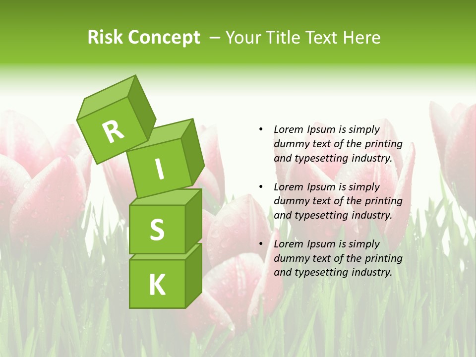 Water Raindrop Drop PowerPoint Template