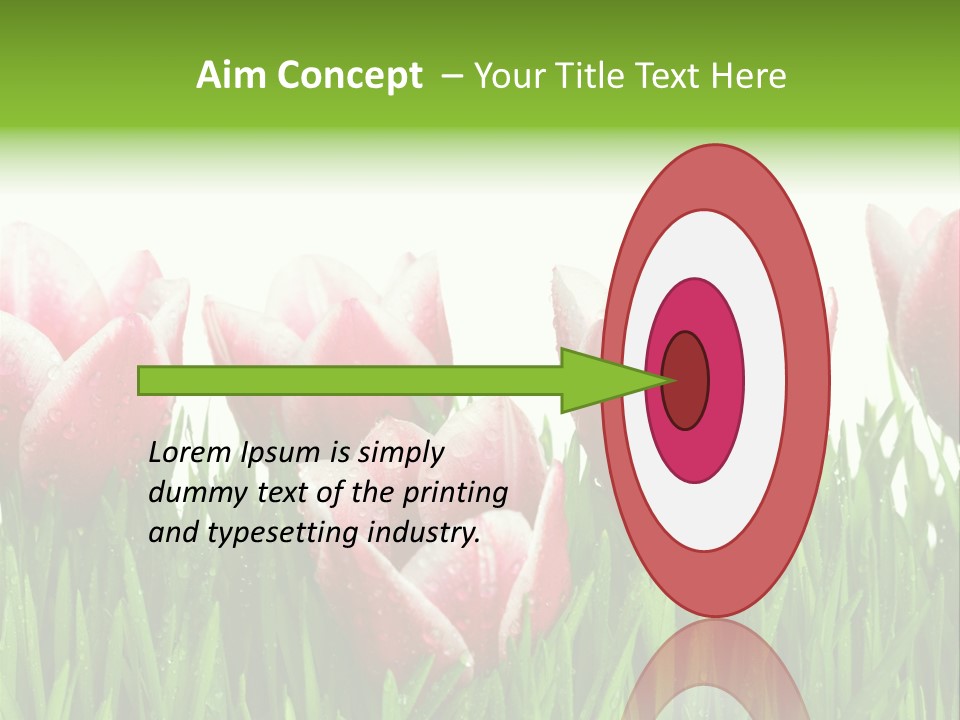 Water Raindrop Drop PowerPoint Template