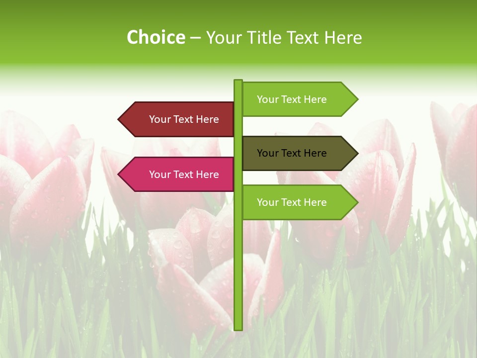 Water Raindrop Drop PowerPoint Template