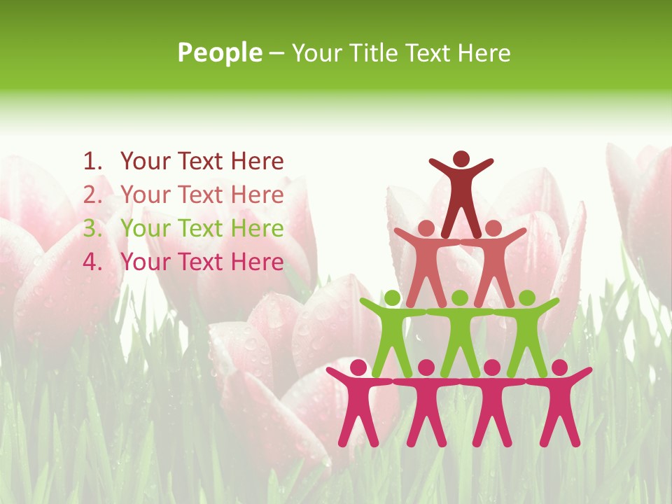 Water Raindrop Drop PowerPoint Template