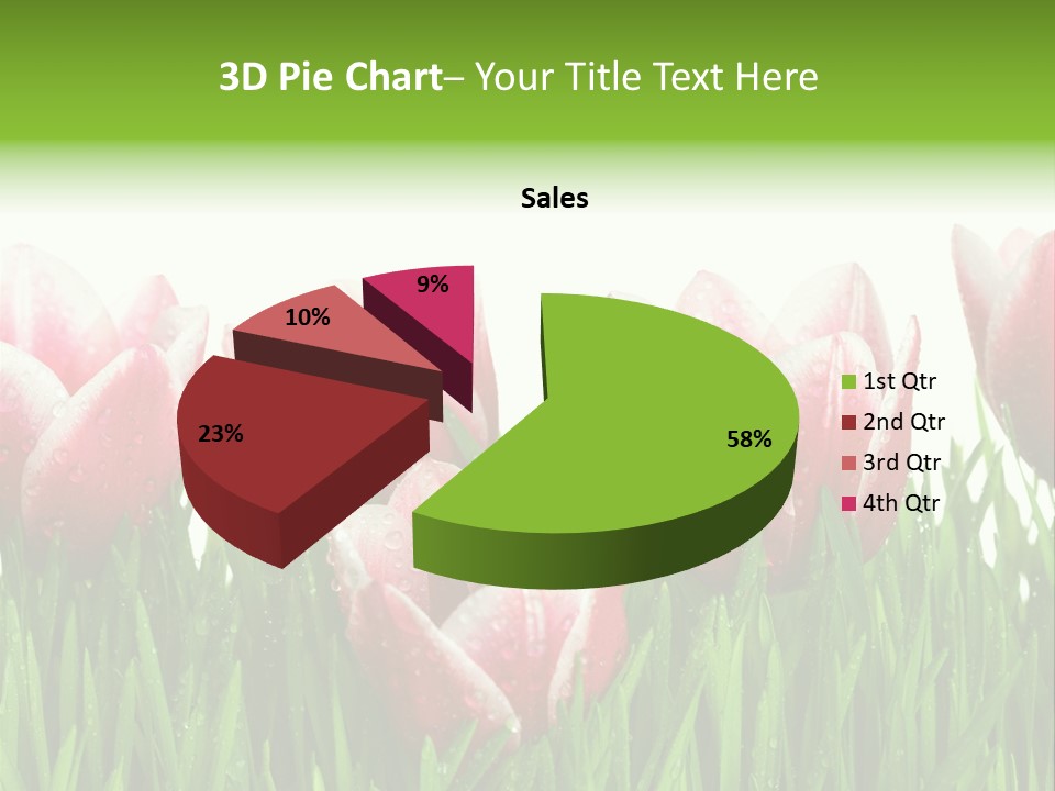 Water Raindrop Drop PowerPoint Template