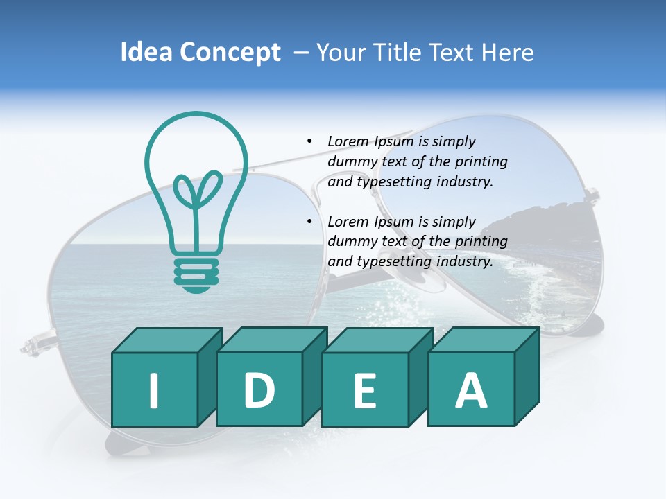 Sand Nature Summer PowerPoint Template