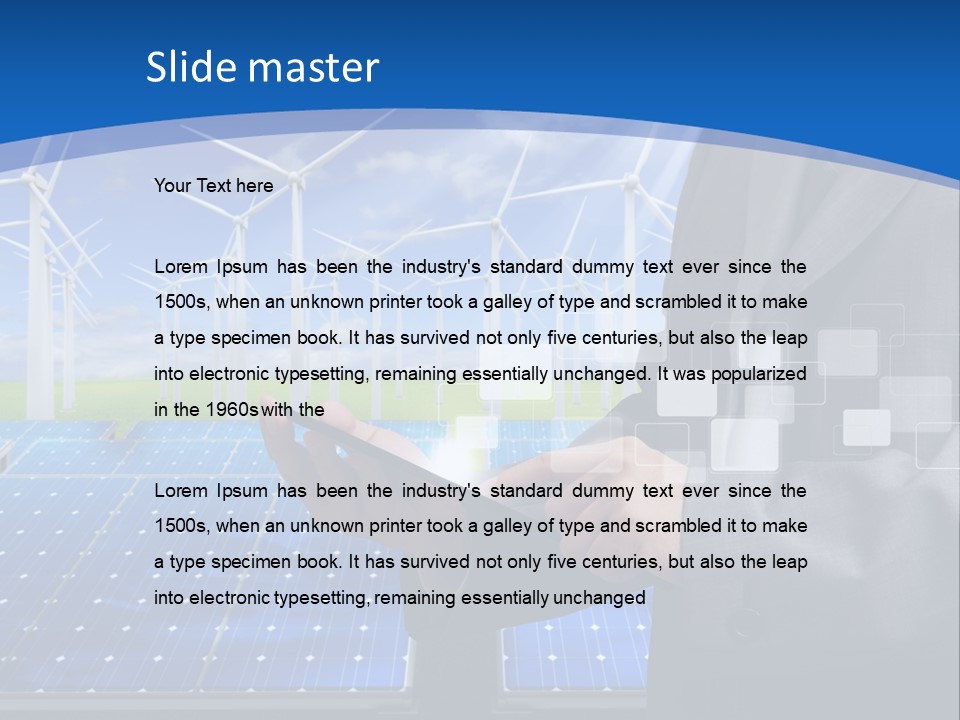 Sustainability Success Generation PowerPoint Template