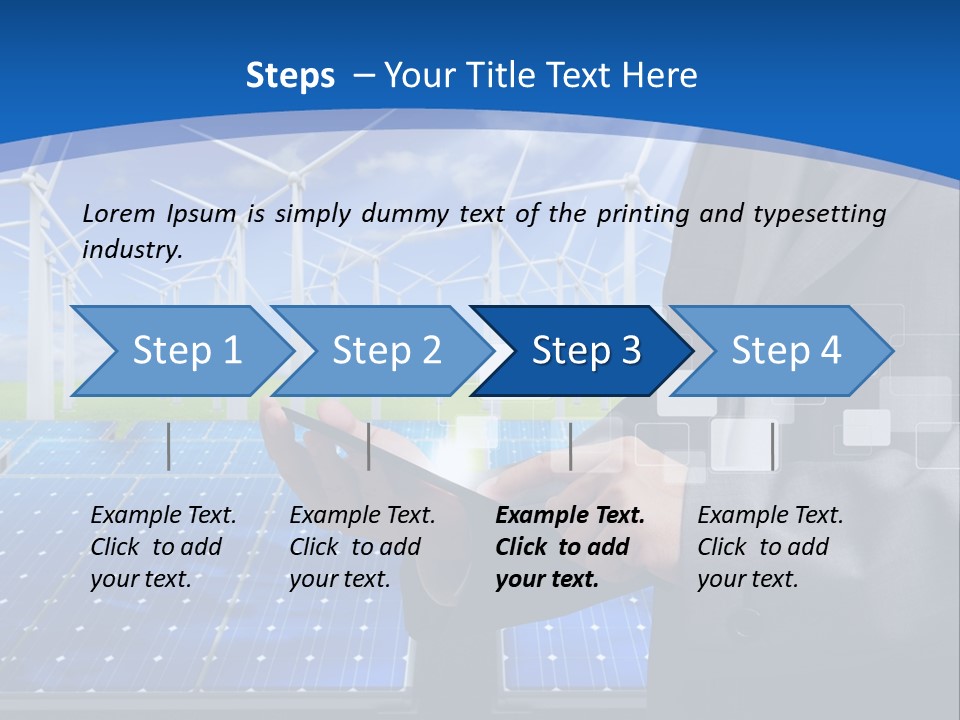 Sustainability Success Generation PowerPoint Template