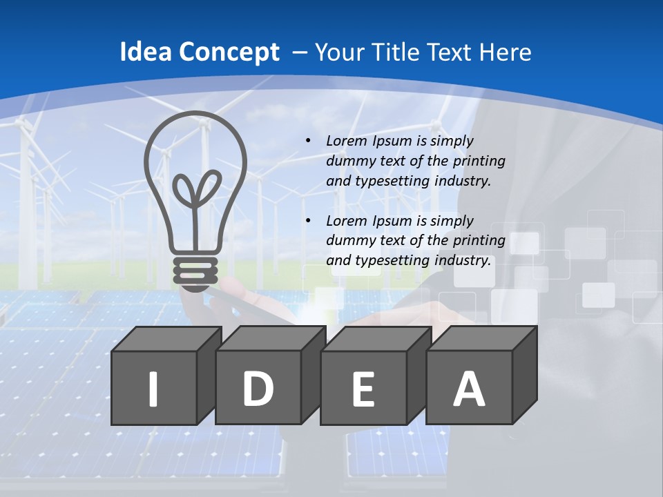 Sustainability Success Generation PowerPoint Template