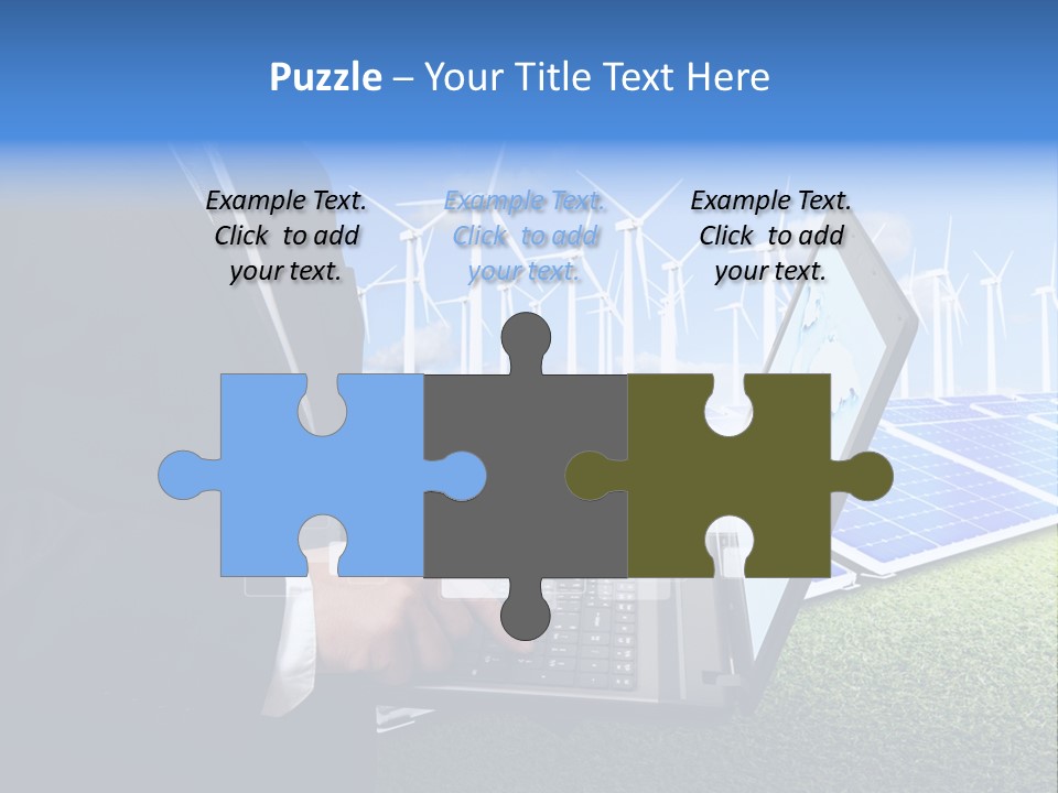 Success Supply Businessman PowerPoint Template