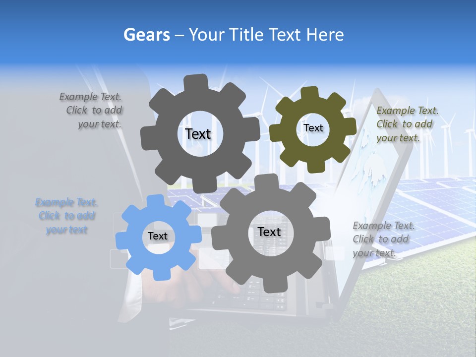 Success Supply Businessman PowerPoint Template