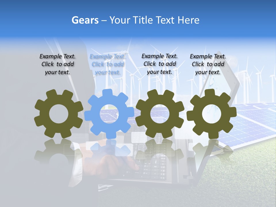 Success Supply Businessman PowerPoint Template