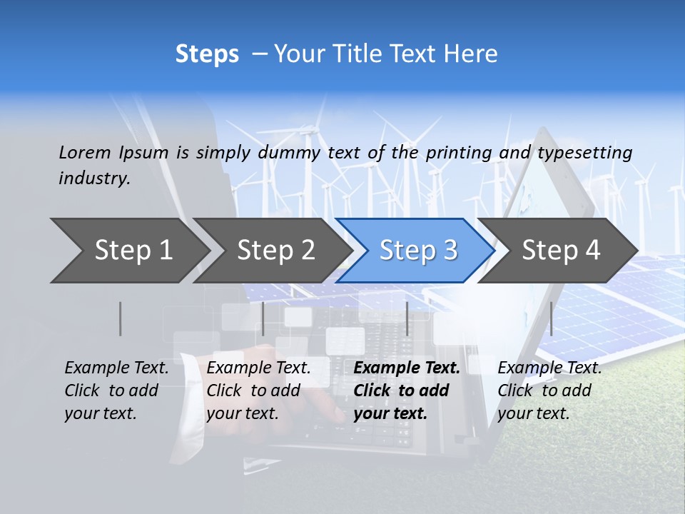 Success Supply Businessman PowerPoint Template