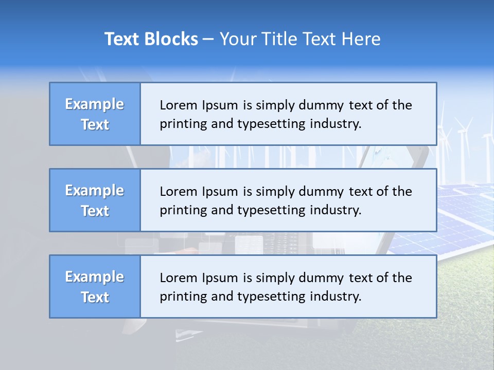 Success Supply Businessman PowerPoint Template