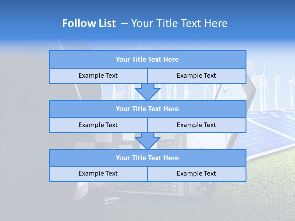 Success Supply Businessman PowerPoint Template