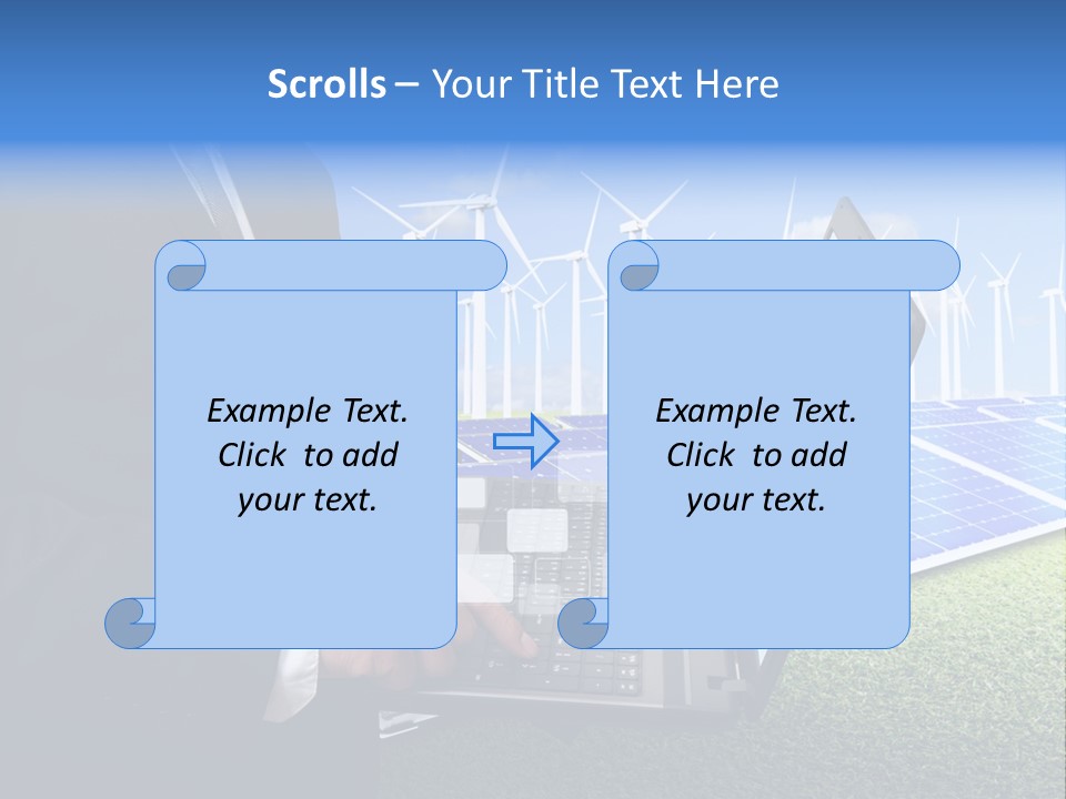 Success Supply Businessman PowerPoint Template