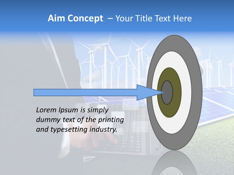 Success Supply Businessman PowerPoint Template