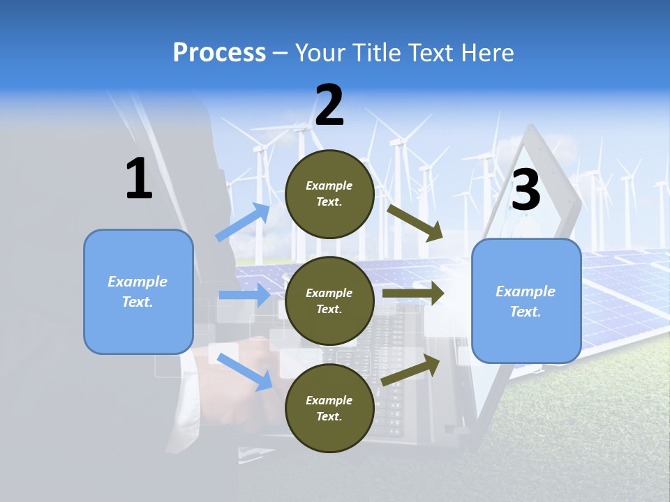 Success Supply Businessman PowerPoint Template