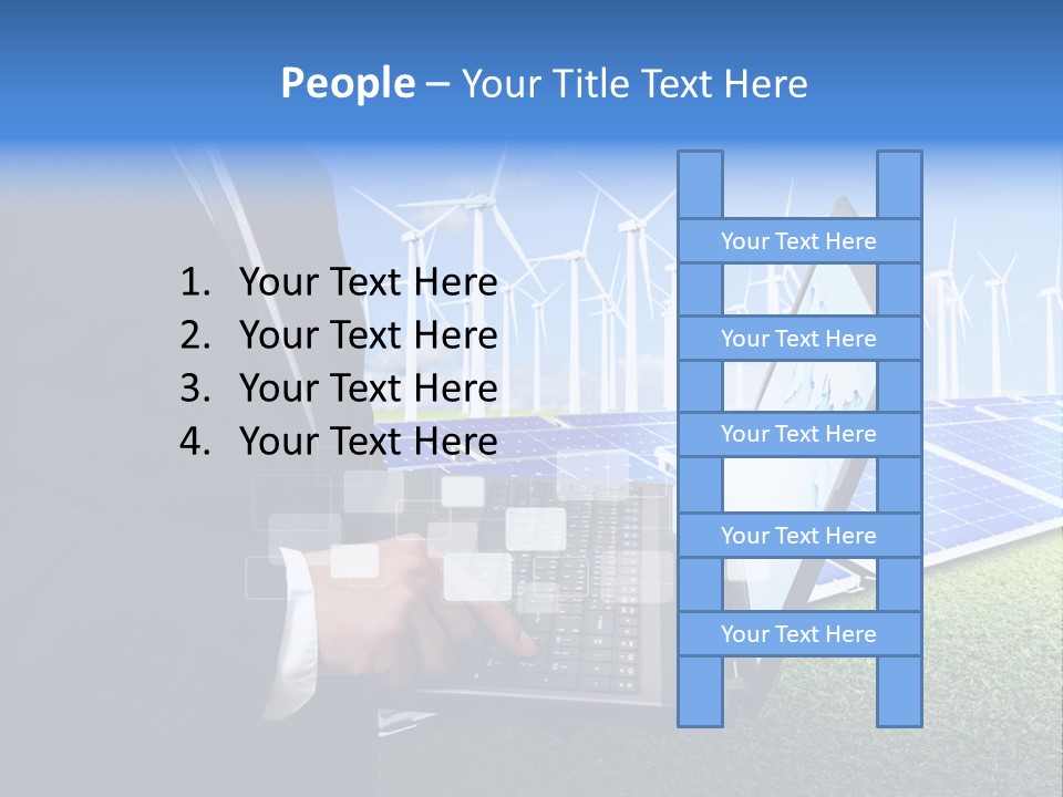 Success Supply Businessman PowerPoint Template