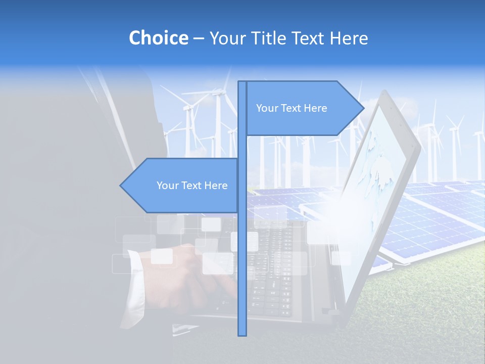 Success Supply Businessman PowerPoint Template