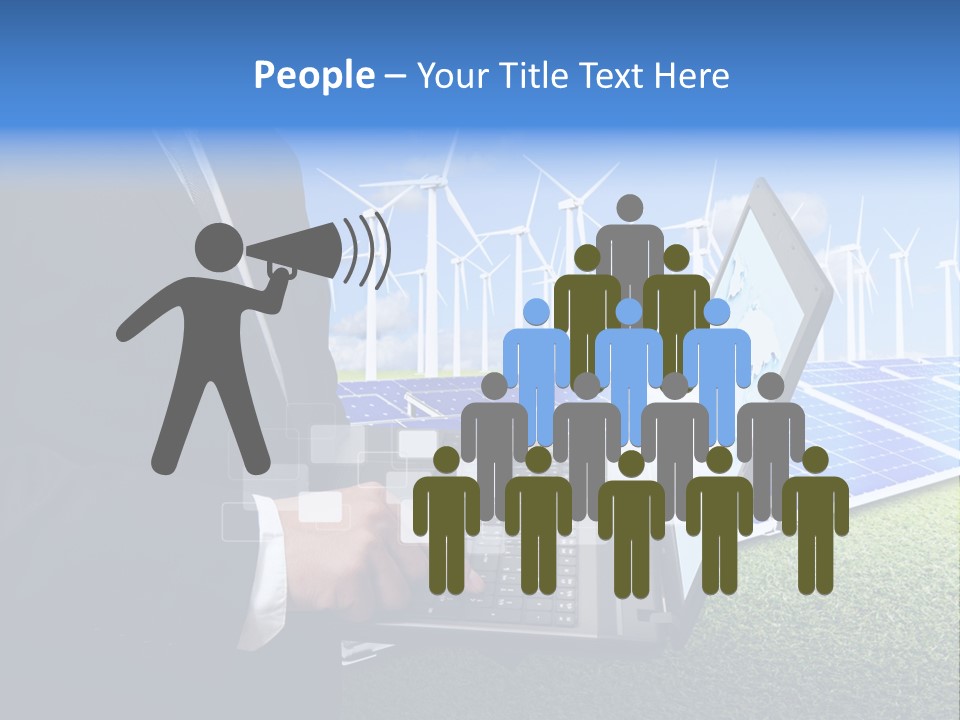 Success Supply Businessman PowerPoint Template