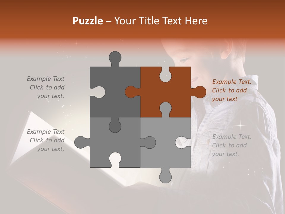 Scared Fairy Cute PowerPoint Template